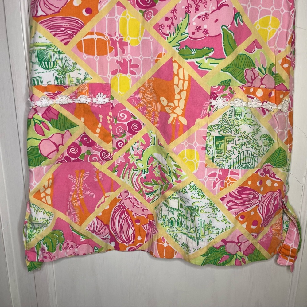 Lilly Pulitzer Multi-Color Floral Print Size 7 - Picture 5 of 6